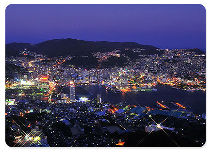 日本三大夜景の一つ　稲佐山
